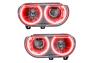 Oracle Lighting Headlights with LED Red Halos Pre-Installed - Oracle Lighting 7720-003