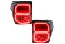 Oracle Lighting Black Headlights with LED Red Halos Pre-Installed - Oracle Lighting 8159-003