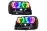 Oracle Lighting Headlights with LED ColorSHIFT Halos Pre-Installed - Oracle Lighting 8168-330