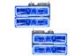 Oracle Lighting Headlights with LED Blue Halos Pre-Installed - Oracle Lighting 8170-002