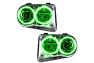 Oracle Lighting Headlights with LED Green Halos Pre-Installed - Oracle Lighting 8186-004