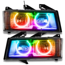 Headlights with LED ColorSHIFT - Simple Halos Pre-Installed