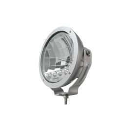 Silver Housing / Clear Lens HID Off Road Lamp With 4 LED DRL