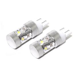 Putco 7443 White/Amber Switchback Plasma LED Bulbs - Pair