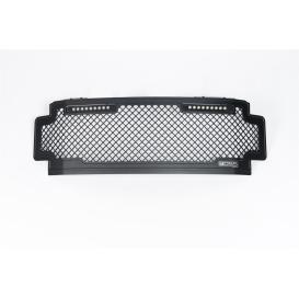 Putco Lighted Boss Black Grille w/ 2 X 10" Luminix Light Bars