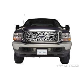 Liquid Spider Web Polished Side Vents Grille