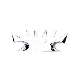  2011-2012 Hyundai Sonata Putco Chrome Door Mirror Bracket Molding Covers