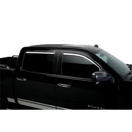 Putco Element Tape-On Chrome Front and Rear Window Visors