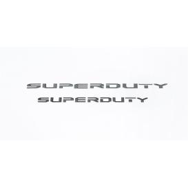 Putco "SUPER DUTY" Black Platinum Tailgate Lettering Emblems