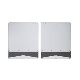   Putco 6" X 16" Stainless Steel Mud Flaps With Rubber Extension