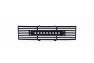 Putco EcoBoost Style Black Bumper Grille w/ 10