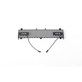 Putco Punch Design Black Bumper Grille w/2 x 6" Flush Luminix Light Bars