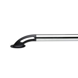  2016-2017 Nissan Titan XD Putco Stainless Steel With Black Injected Molded Nylon Casting Locker Side Bed Rails