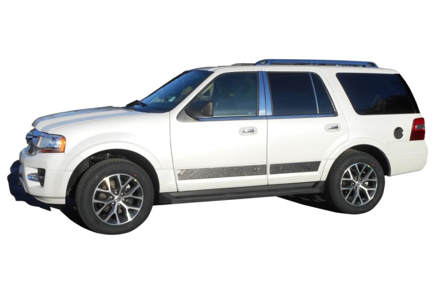 Pieces　MC　QAA適合2007-2017　Lincoln　Navigator　Ford　47383-　Plated　Cover　ABS　Expedition%Ec#%2007-2017　Mirror　Set%Ec#%Full　Chrome　Plastic
