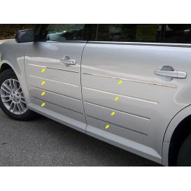 QAA 16-Pc Stainless Steel Body Side Molding Accent Trim