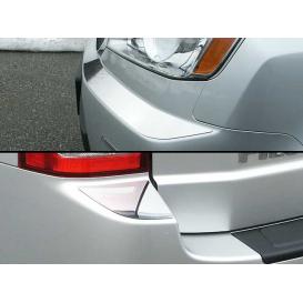 QAA 4-Pc Stainless Steel Bumper Cap Trim Accent Front and Rear