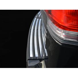 QAA 4-Pc Stainless Steel Rear Bumper Trim Accent Insert Set