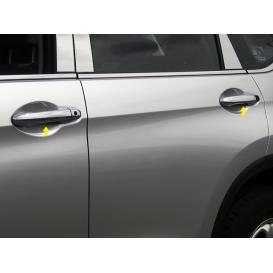 QAA 8-Pc Chrome Plated ABS Plastic Door Handle Cover Kit