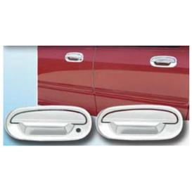 QAA 4-Pc Chrome Plated ABS Plastic Door Handle Cover Kit