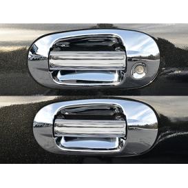 QAA 8-Pc Chrome Plated ABS Plastic Door Handle Cover Kit