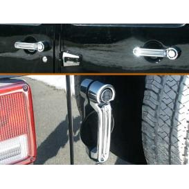 QAA 10-Pc Chrome Plated ABS Plastic Door and Tailgate Handle Cover Package with Rear Tailgate Set