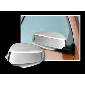 QAA 2-Pc Chrome Plated ABS Plastic Mirror Cover Set