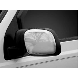 QAA 2-Pc Chrome Plated ABS Plastic Mirror Cover Set Top Only