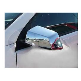 QAA 4-Pc Chrome Plated ABS Plastic Mirror Cover Set Full