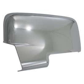 QAA 2-Pc Chrome Plated ABS Plastic Mirror Cover Set Includes Cut-Out for Turn Signal light