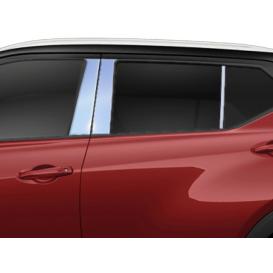 2018-2021 Nissan Kicks QAA 4-Pc Stainless Steel Pillar Post Trim