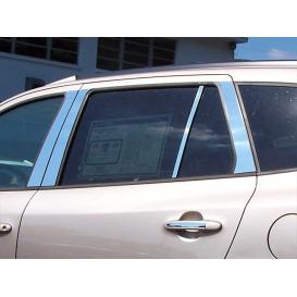 2007-2012 Hyundai Santa Fe QAA 8-Pc Stainless Steel Pillar Post Trim