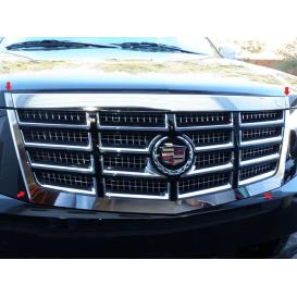 QAA 4-Pc Stainless Steel Front Grille Accent Trim
