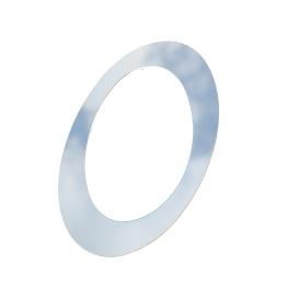 QAA 1-Pc Stainless Steel Number "0" Decal