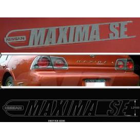 QAA 2-Pc Stainless Steel "MAXIMA SE" Logo Decal