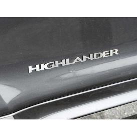 QAA 2-Pc Stainless Steel "HIGHLANDER" Logo Decal