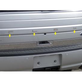 QAA 4-Pc Stainless Steel "FLEX" Tailgate Letter Insert