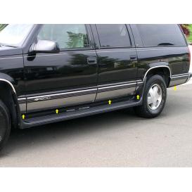 4-Pc Stainless Steel Rocker Panel Trim (Full Kit)
