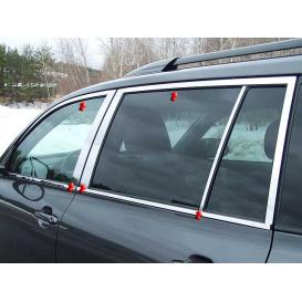 QAA 10-Pc Stainless Steel Window Trim Package Includes Upper Trim and Pillar Posts