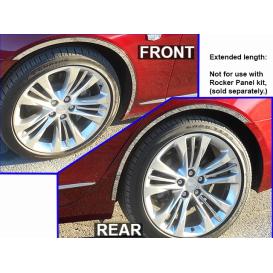 QAA 6-Pc Stainless Steel Wheel Well Accent Trim