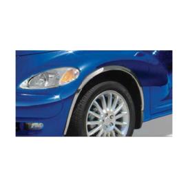 2001-2010 Chrysler PT Cruiser QAA 4-Pc Molded Stainless Steel Wheel Well Fender Trim Molding