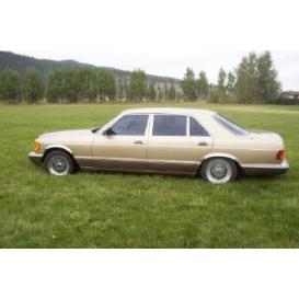  1981-1991 Mercedes-Benz S Class QMI Stainless Steel Fender Trim