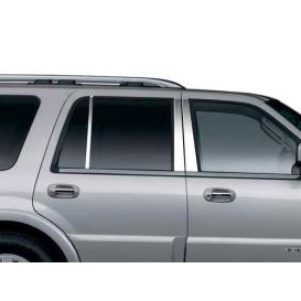 2003-2009 Hummer H2 QMI Chrome Pillar Post Trim