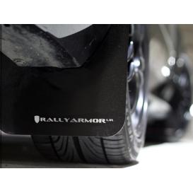 Rally Armor Black Urethane Mud Flaps With White () Logo