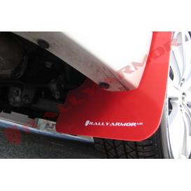 Rally Armor Red Urethane Mud Flaps With White () Logo