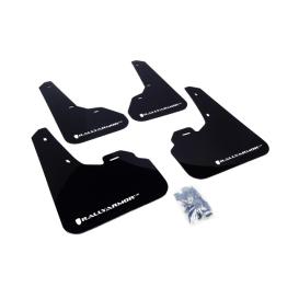 Rally Armor Black Urethane Mud Flaps With White () Logo