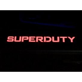 Recon Illuminated Black Front Door Sills with SUPERDUTY Logo