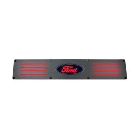 Recon Illuminated Brushed Rear Door Sills with FORD Logo