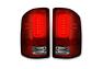 Recon Red OLED Fiber Optic LED Tail Lights - Recon 264239RD