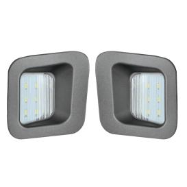 White License Plate LED Light Kit