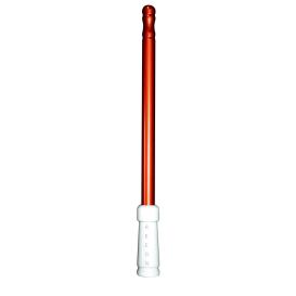 Burnt Orange/White Aluminum Antenna